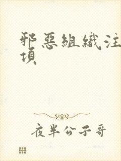 邪恶组织注意事项