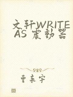 文轩WRITE AS 震动器