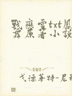 战恋雪txt凤舞原著小说