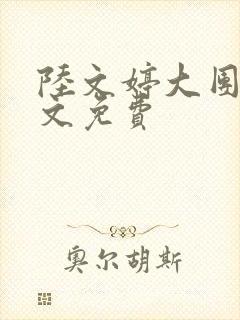 陆文婷大团圆全文免费