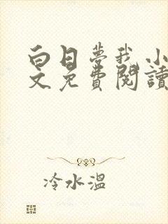 白日梦我小说全文免费阅读