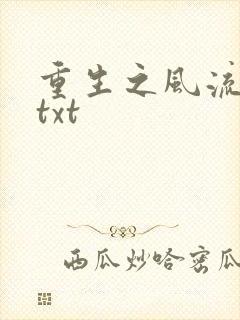 重生之风流仕途txt
