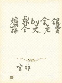 炉鼎by金银花露全文免费阅读笔趣阁