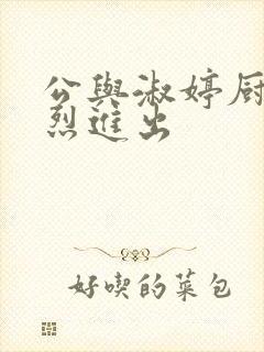 公与淑婷厨房猛烈进出