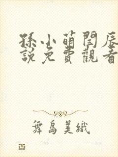 孙小萌闫辰的小说免费观看