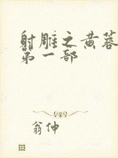 射雕之黄蓉新传第一部