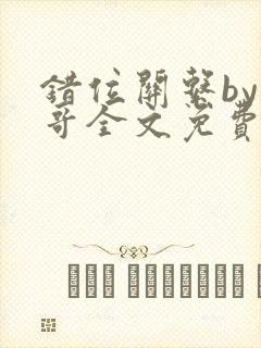 错位关系by东哥全文免费阅读