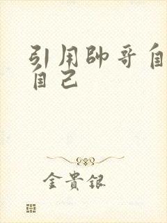 引用帅哥自己玩自己