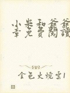 小米和爷爷第三章免费阅读