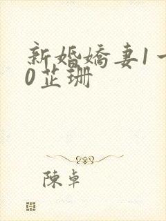 新婚娇妻1一40芷珊