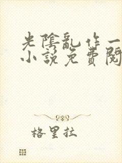 光阴乱作一团的小说免费阅读