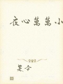 夜心万万小说