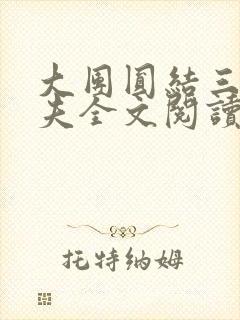 大团圆结三女一夫全文阅读