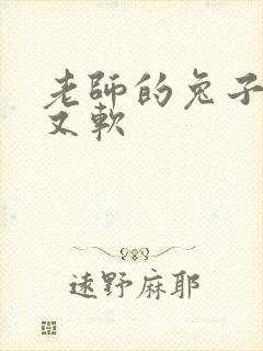 老师的兔子又大又软