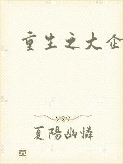 重生之大企业家