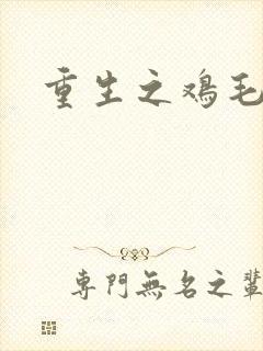 重生之鸡毛蒜皮