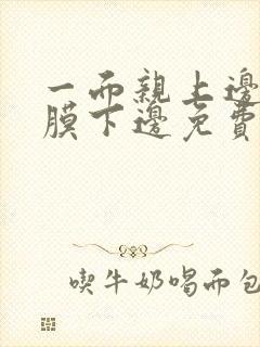 一面亲上边一面膜下边免费阅读