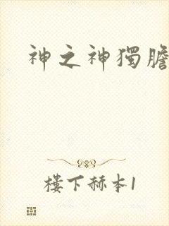 神之神独胆王