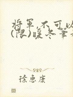 将军,不可以!(限)暖冬笔趣阁免费阅读
