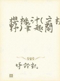 樱桃汁(宋枝江野)笔趣阁