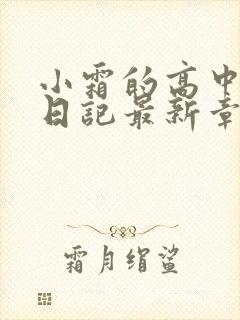 小霜的高中成长日记最新章节