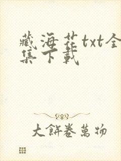 藏海花txt全集下载