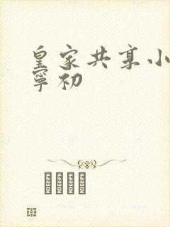 皇家共享小公主宁初