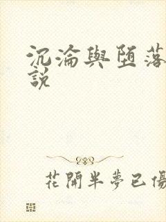 沉沦与堕落的小说