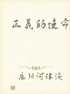 正义的使命小说