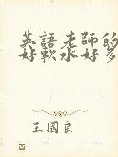 英语老师的兔子好软水好多