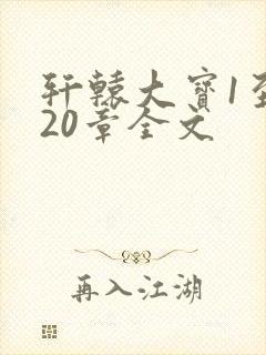 轩辕大宝1至720章全文