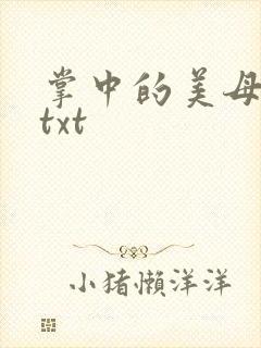 掌中的美母版主txt