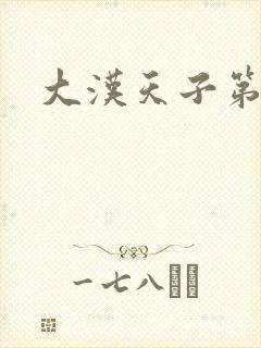 大汉天子第一部