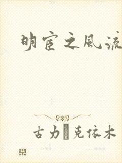 明宦之风流无边