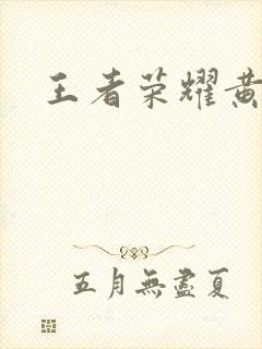 王者荣耀黄化网