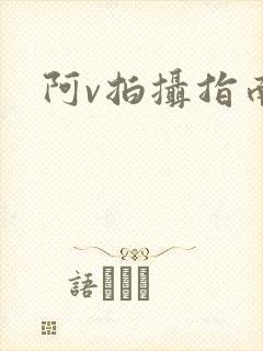 阿v拍摄指南