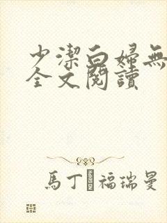 少洁白妇无删减全文阅读