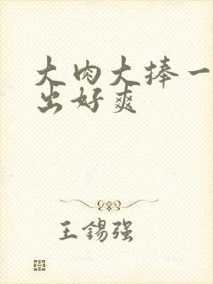 大肉大捧一进一出好爽