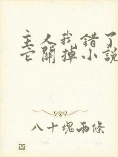 主人我错了请把它关掉小说