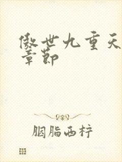 傲世九重天最新章节