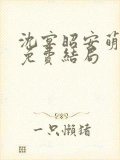 沈宴昭安萌全文免费结局