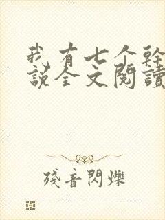 我有七个干妈小说全文阅读