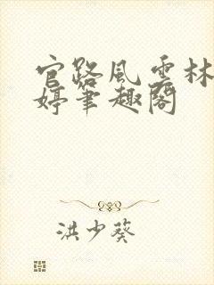 官路风云林海姜婷笔趣阁