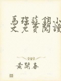 马强苏钥小说全文免费阅读最新章节