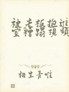 被老板抱进办公室糟蹋视频