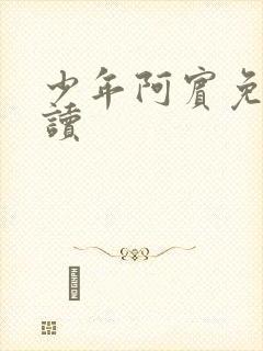 少年阿宾免费阅读