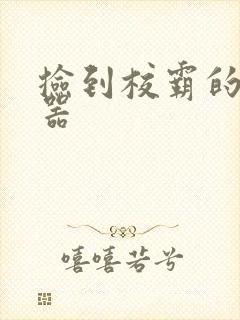 捡到校霸的遥控器