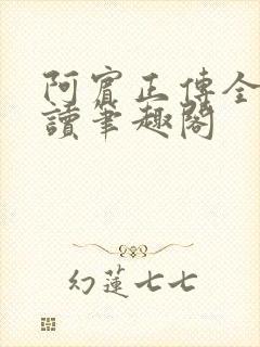 阿宾正传全文阅读笔趣阁