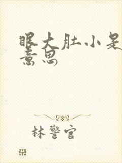 眼大肚小是什么意思