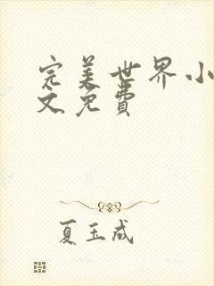 完美世界小说全文免费